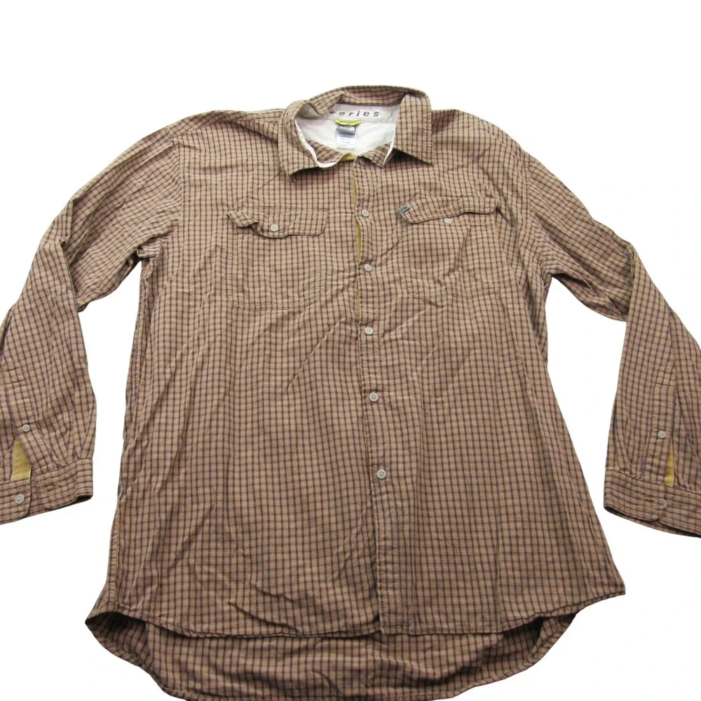 The North Face A5 Series Mens Plaid Button Down Shirt XXL Tall Long Sleeve